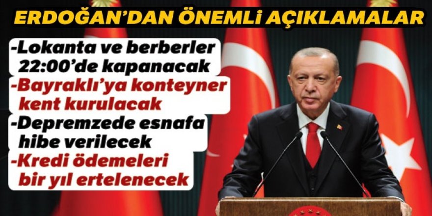 Cumhurbaşkanı Erdoğan'dan önemli açıklamalar