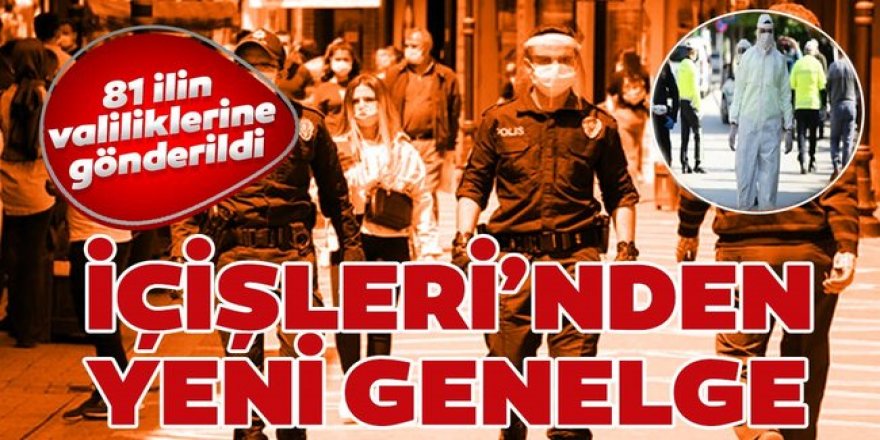 81 ile yeni genelge gönderildi