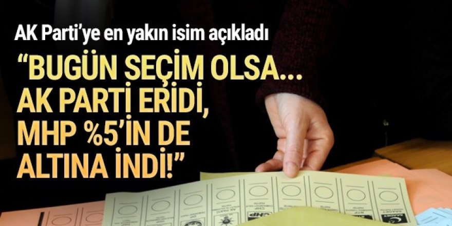 Abdulkadir Selvi elindeki son seçim anketini açıkladı