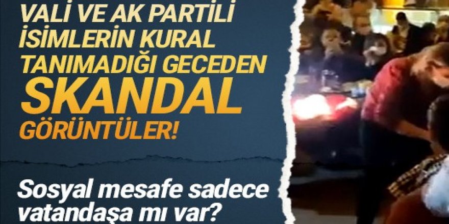 Validen sosyal mesafesiz kına gecesi!