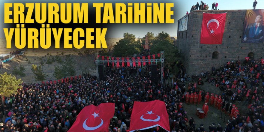 Erzurumlular yarın sabah "ecdada saygı" için yürüyecek