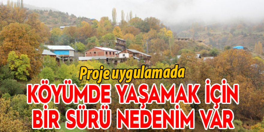 Erzurum’da “Köyümde Yaşamak İçin Bir Sürü Nedenim Var” projesi başladı