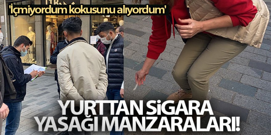 Yurttan sigara yasağı manzaraları!