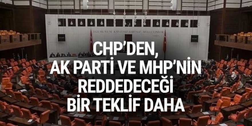 CHP kamuda israfın araştırılmasını istedi