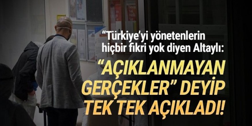 Fatih Altaylı: 'Size açıklanmayan gerçekleri bir kez daha ben açıklayayım'