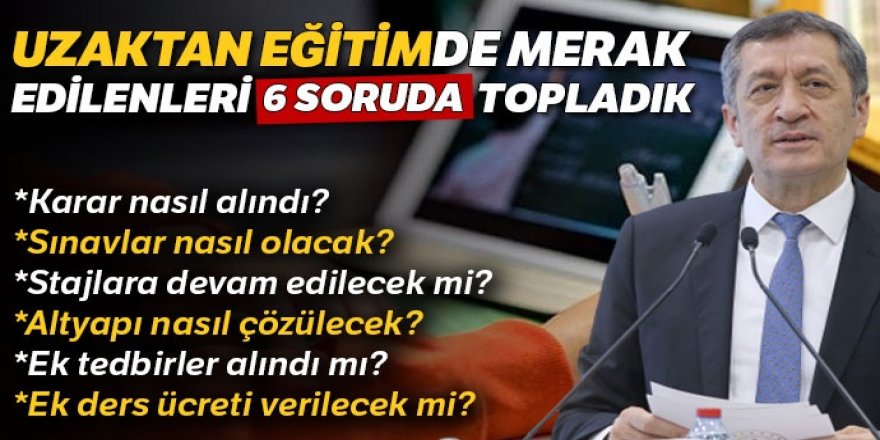 Staj yapılmayacak sınavlar geçerli olacak