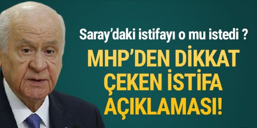 Arınç'ın görevden alınmasını Bahçeli mi istedi?