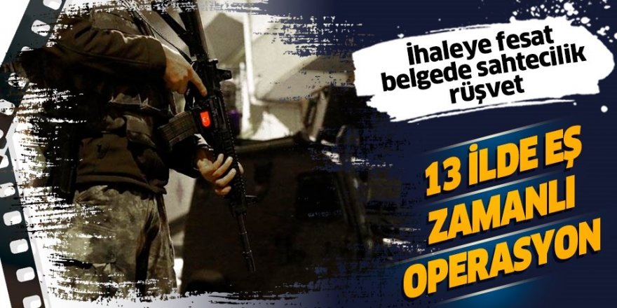 Rüşvet operasyonunda 23 tutuklama