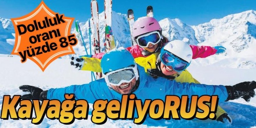 Rus ve Ukraynalı turistler kayak için rotasını Türkiye’ye çevirdi