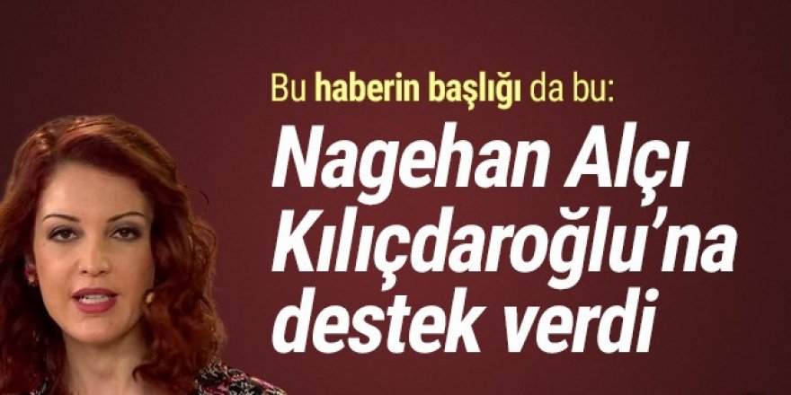 Nagehan Alçı: ''Bu dava Türkiye’nin turnusol kağıdı''