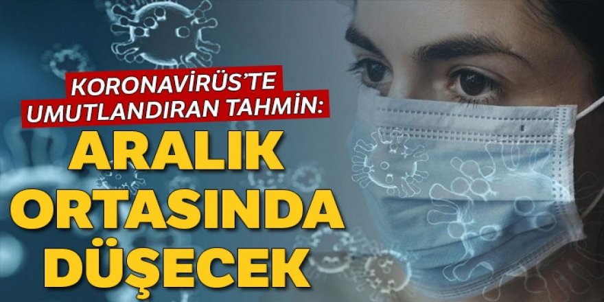 Virüsün bulaşma hızı aralık ortasında düşer