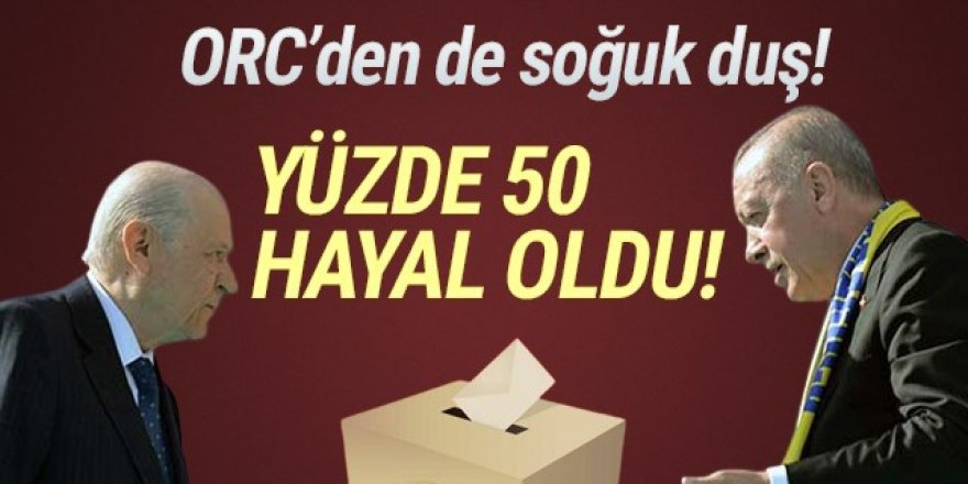 AK Parti ve MHP'de ORC'nin anketinde de hüsran!