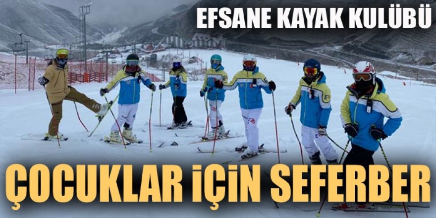 Efsane Kayak Kulübü çocuklar için seferber