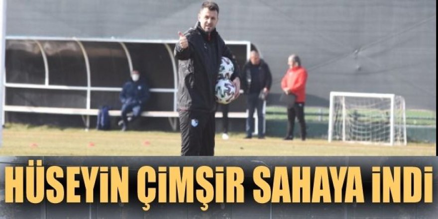 Çimşir, Erzurumspor'da ilk antrenmanına çıktı