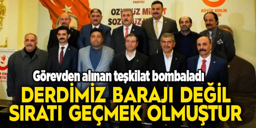 Erzurum’da görevden alınan teşkilattan zehir zemberek açıklama