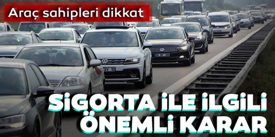 Trafik sigortasında "tavan fiyat" uygulamasına devam