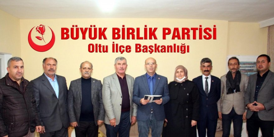 BBP Oltu ilçe teşkilatı istifa etti