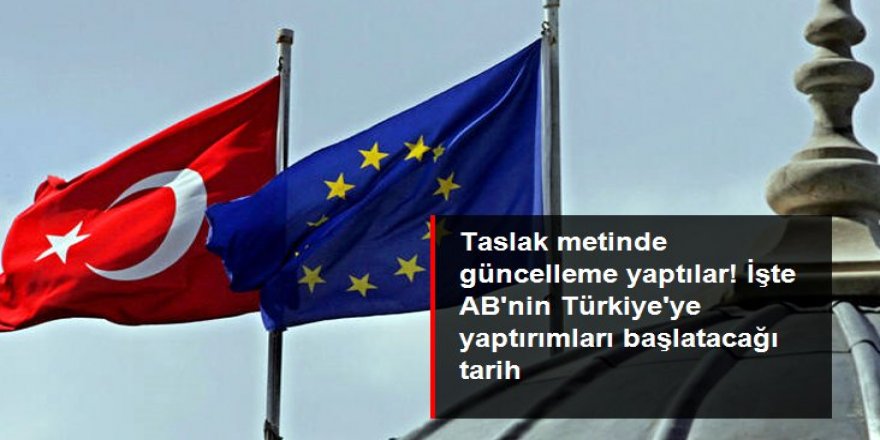 AB, Türkiye'ye yaptırımları mart ayına öteleyecek