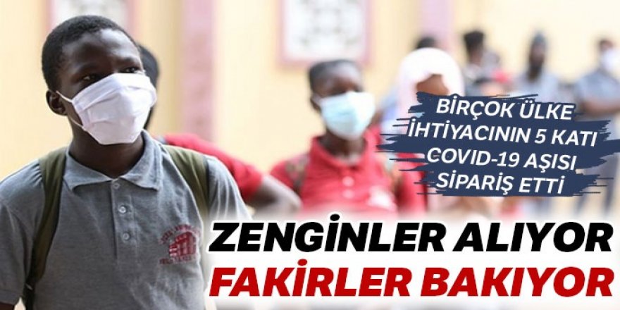 Zenginler alıyor fakirler bakıyor