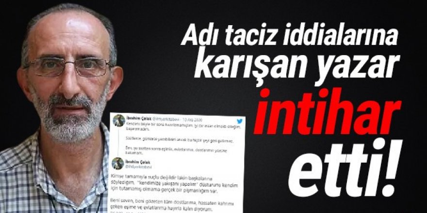 Adı taciz iddialarına karışan yazar intihar etti