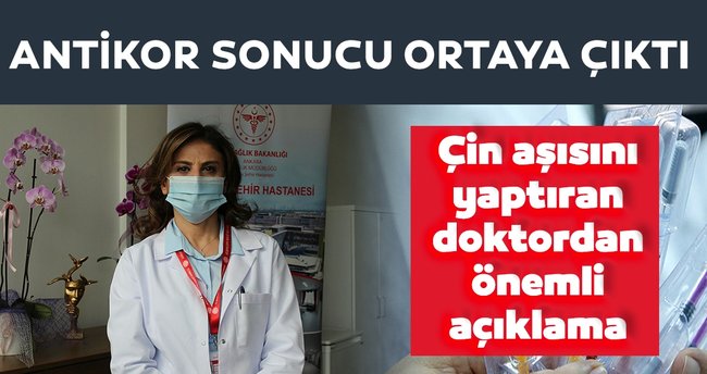 Çin aşısında gönüllü doktordan önemli açıklamalar