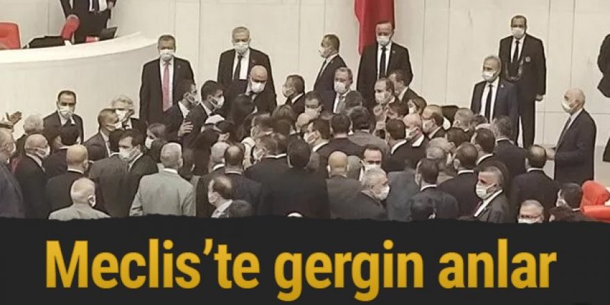 AK Parti'li ve HDP'li vekiller birbirinin üzerine yürüdü