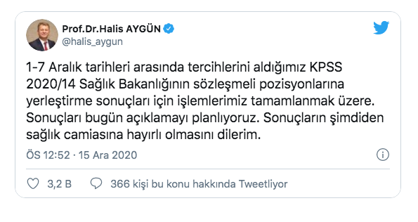 ÖSYM Başkanı Aygün'den açıklama