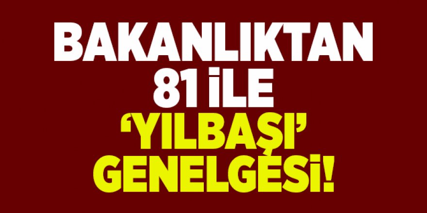 Yılbaşında hafta sonu kısıtlamalarındaki usul ve esaslar geçerli olacak