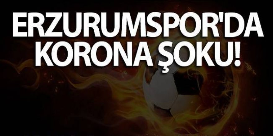 BB Erzurumspor’da Kovid Şoku