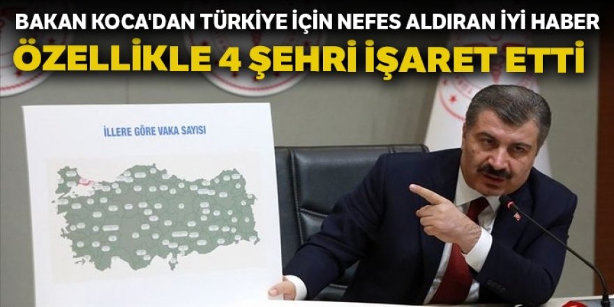 Bakan Fahrettin Koca'dan Türkiye için nefes aldıran iyi haber!