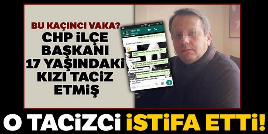 Taciz iddiaları ile gündeme gelen CHP Osmangazi İlçe Başkanı görevinden istifa etti