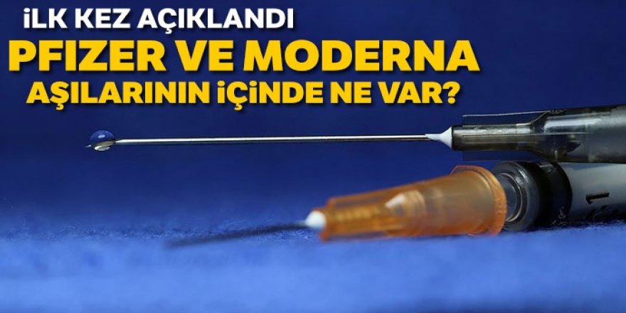 Moderna ve Pfizer/BioNTech aşılarının içeriğinde hangi maddeler yer alıyor?