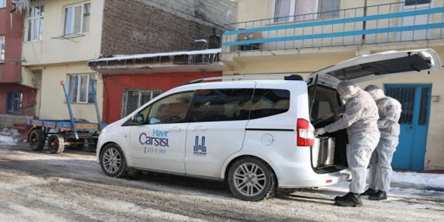 Erzurum'da ihtiyaç sahibi 65 yaş üstündekiler çetin kışta da unutulmuyor