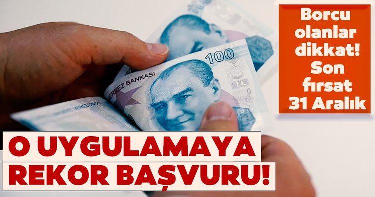 Vergi borcu yapılandırmasına yoğun başvuru!