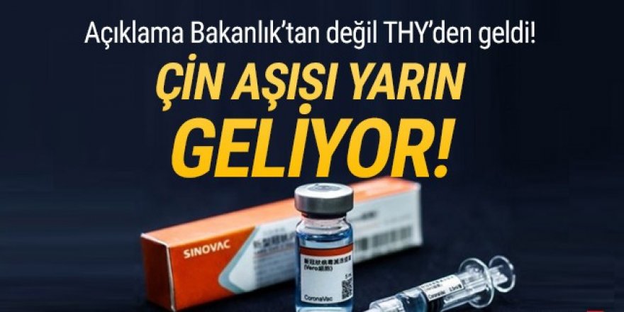 Çin aşısının Türkiye'ye geleceği tarih açıklandı!