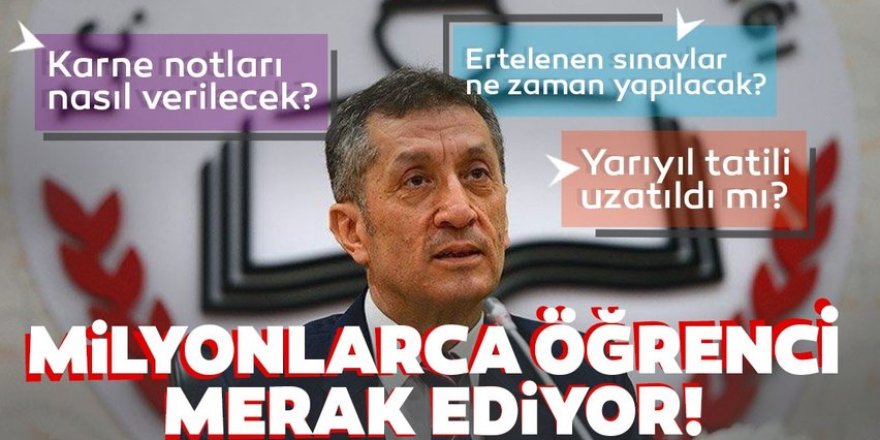 Milyonlarca öğrenci o detayları merak ediyor!