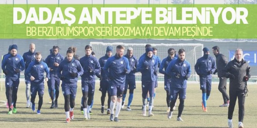 Erzurumspor, Gaziantep maç hazırlıklarını sürdürdü