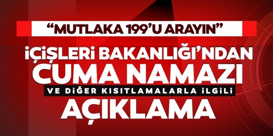 Cuma namazına gitmek serbest mi? Bakanlık cevapladı