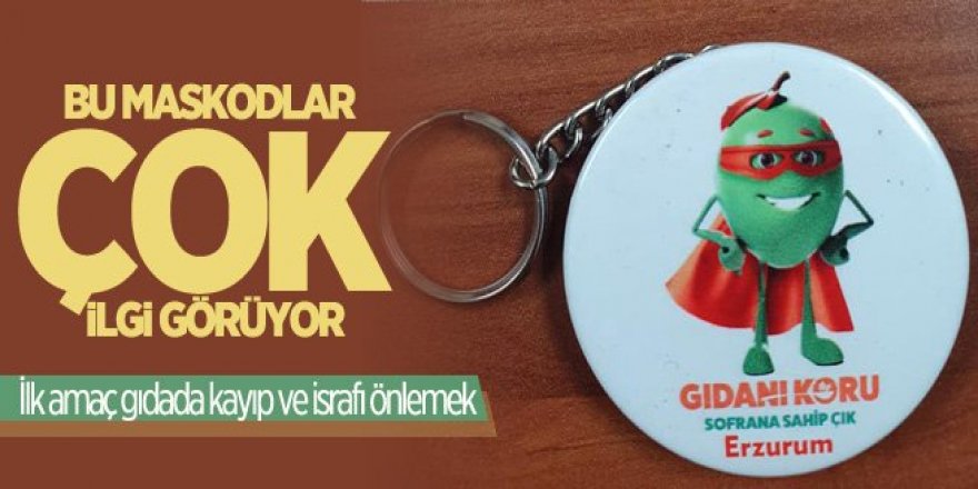 Gıdanı koru maskodları ilgi görüyor