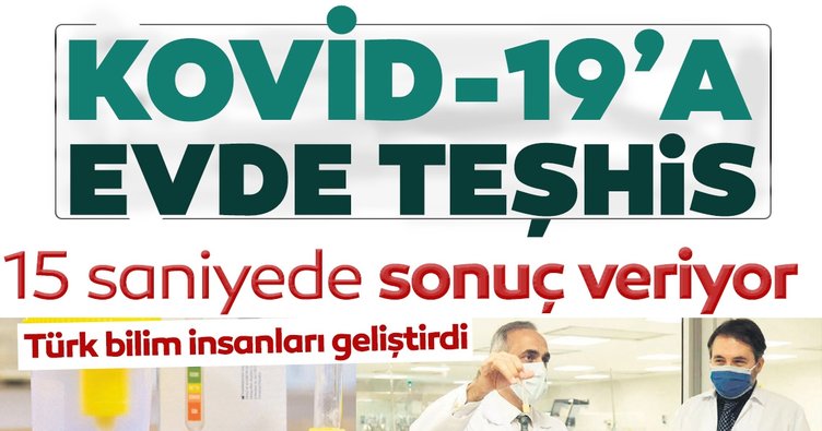 Kovid-19’a, evde idrardan teşhis