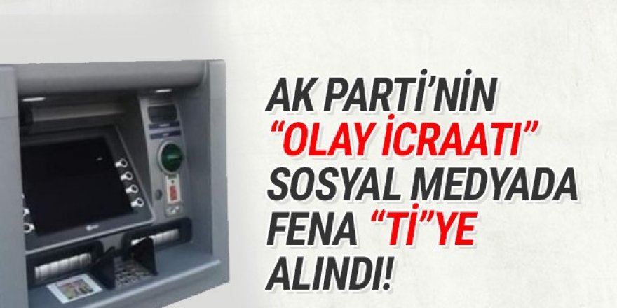 AK Parti'nin ''bu icraatı'' sosyal medyada ''alay'' konusu oldu