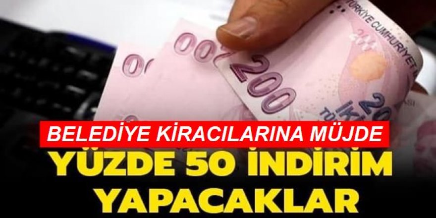 Erzurum'da belediyelerden kiracılarına büyük indirim