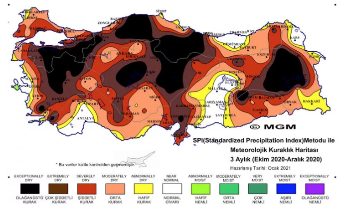 Haritalar endişeyi daha da arttırdı