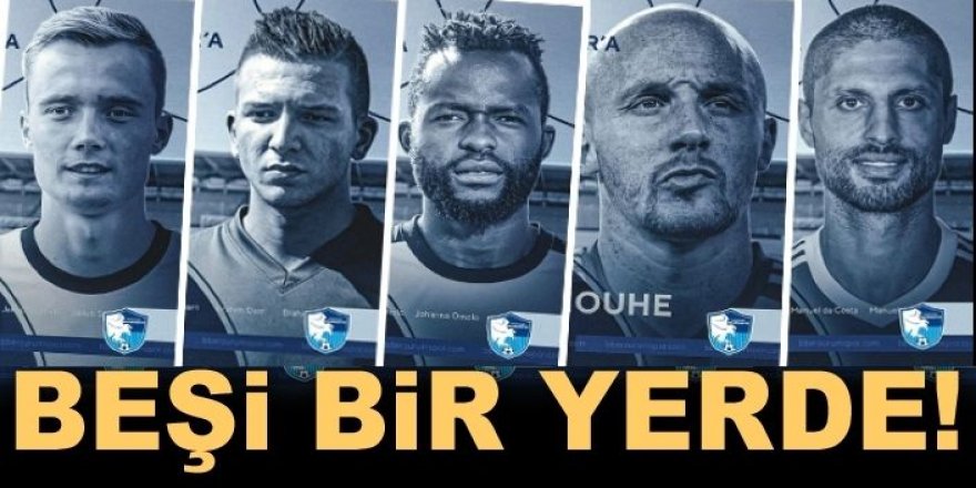 Erzurumspor 5 futbolcuyu kadrosuna kattı