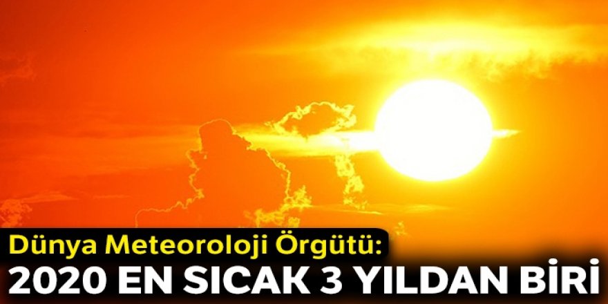 Dünya Meteoroloji Örgütü: 2020 en sıcak 3 yıldan biri