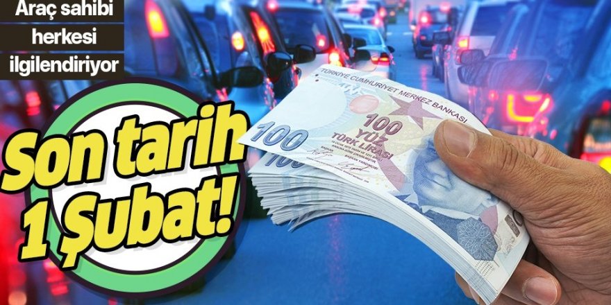 Motorlu taşıtlar vergisinde (MTV) ödeme dönemi başladı!