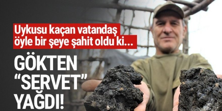 Yer: Bursa... Gökten başına ''servet'' yağdı!