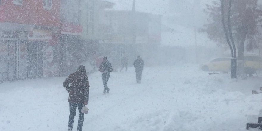 Doğu Anadolu'da kar ve tipi etkisini sürdürüyor