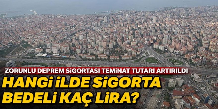 Zorunlu Deprem Sigortası teminat tutarı artırıldı!