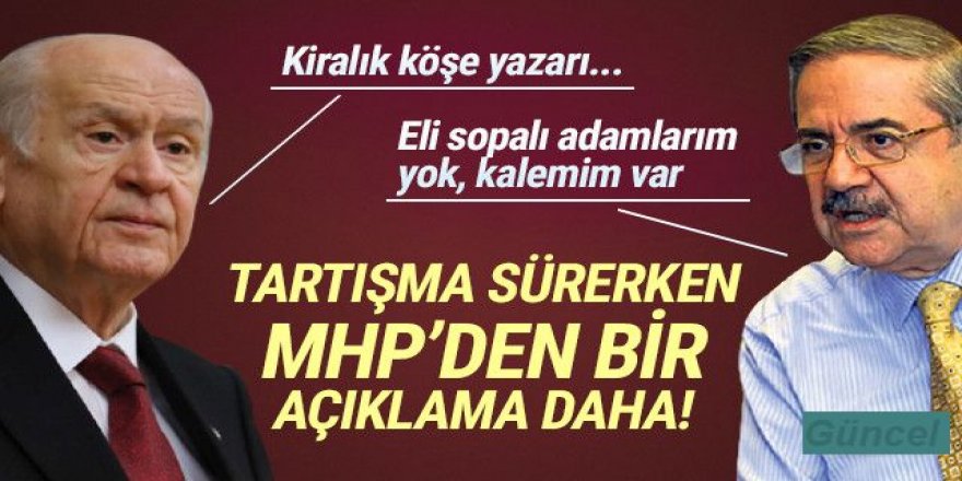 MHP yine o yazarı hedef aldı